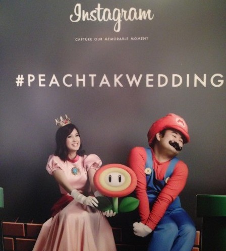 #PeachTakWedding